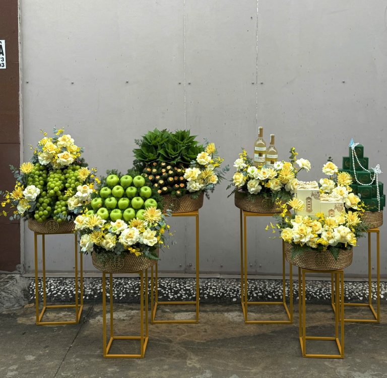 Mâm tráp cưới hỏi miền Bắc đúng phong tục truyền thống chỉnh chu